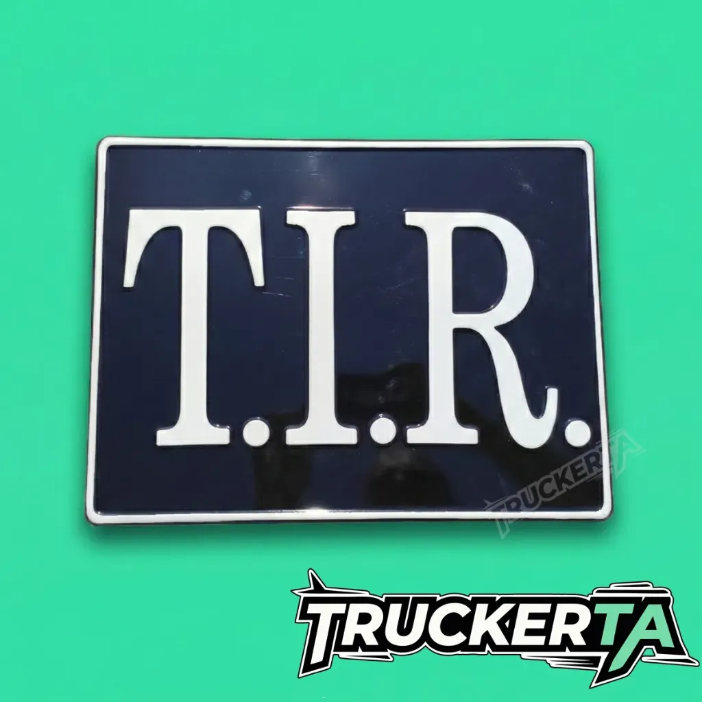 TIR SIGN BOARD BLACK-WHITE