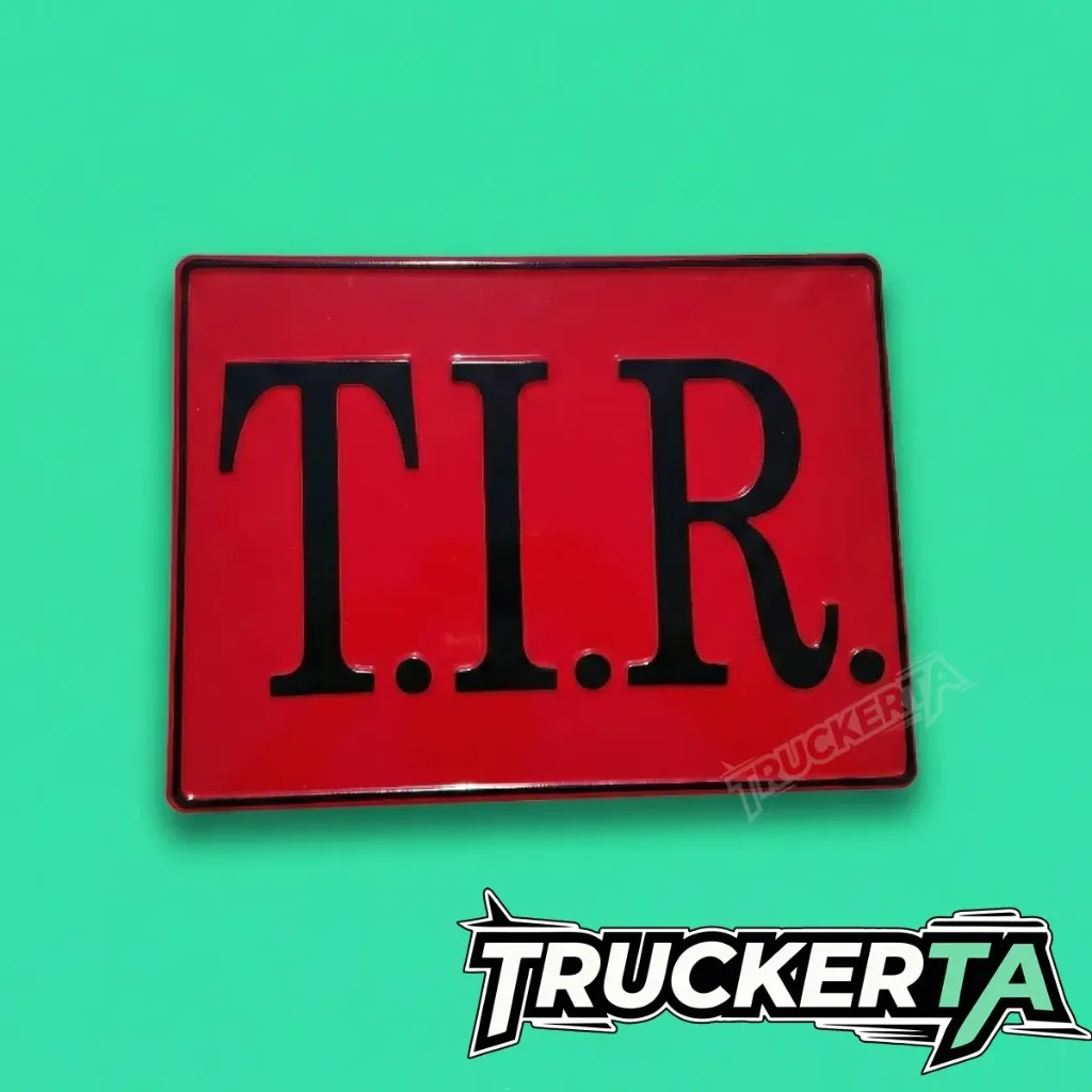 TIR SIGN BOARD RED-BLACK