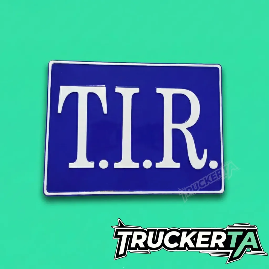 TIR SIGN BOARD BLUE-WHITE