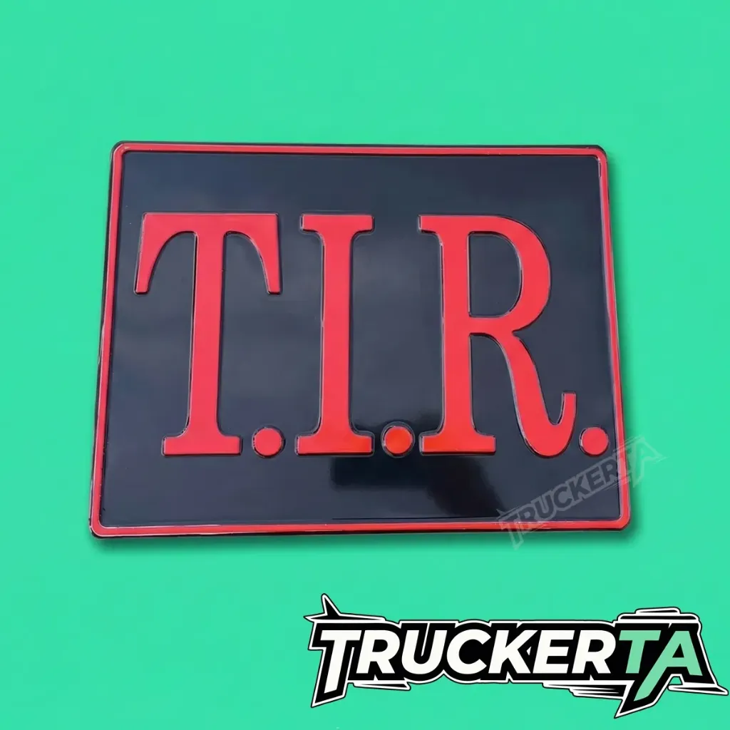 TIR SIGN BOARD BLACK-RED