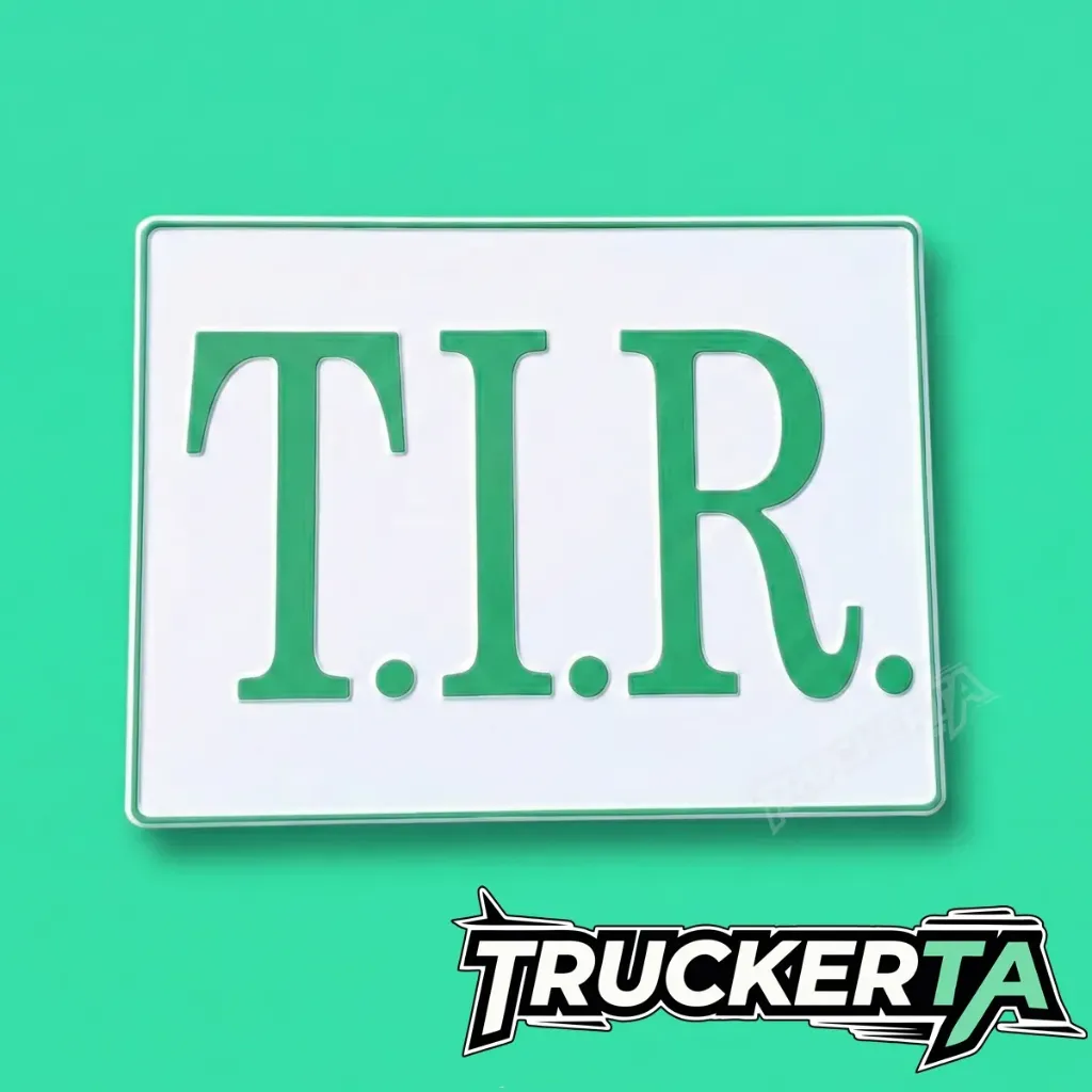 TIR SIGN BOARD WHITE-GREEN