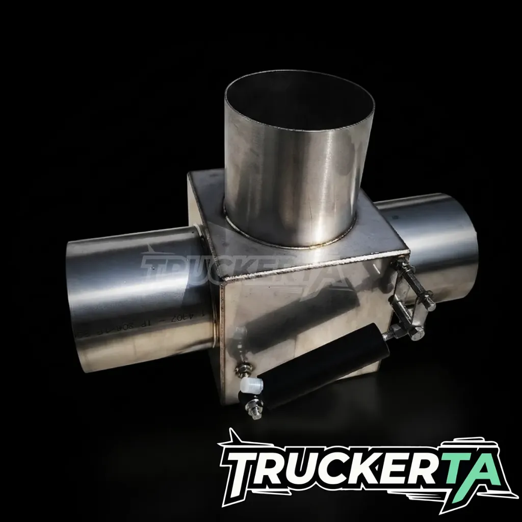 STAINLESS FREE EXHAUST VALVE 129MM
